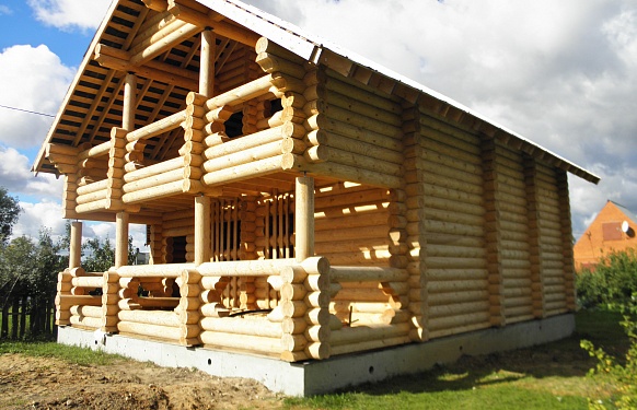 Построенный домСтроительство дома в Калужской области по типовому проекту ДМ-8