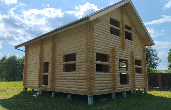 Построенный домДеревянный дом в КП Бобровый остров, Заокский район Тульской области